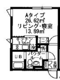 アレーロ駒沢大学 303 間取り図