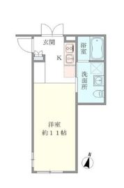 アレーロ中野 203 間取り図