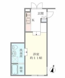 アレーロ中野 202 間取り図