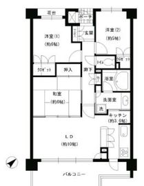 エスティメゾン巣鴨 203 間取り図