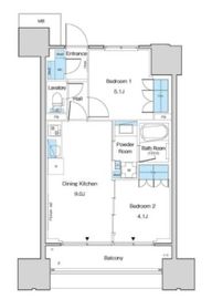 ルフォンブランシェ品川南大井 1215 間取り図