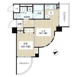 ノナプレイス渋谷富ヶ谷 402 間取り図