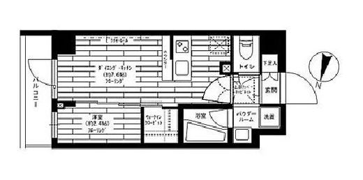 グランドコンシェルジュ三宿アジールコート 2階 間取り図