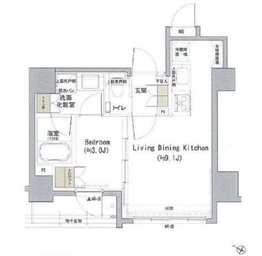 CONOE一番町 6階 間取り図
