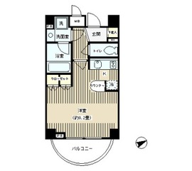 ノナプレイス渋谷富ヶ谷 201 間取り図