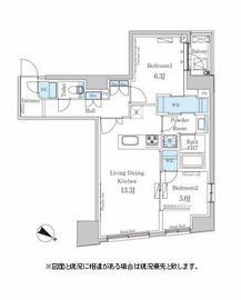 パークアクシス日本橋堀留町 602 間取り図