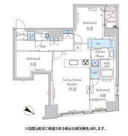 パークアクシス日本橋堀留町 301 間取り図