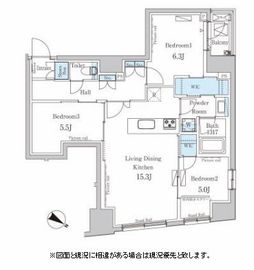 パークアクシス日本橋堀留町 301 間取り図