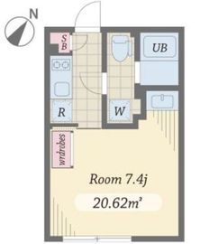 アレーロ文京白山 202 間取り図