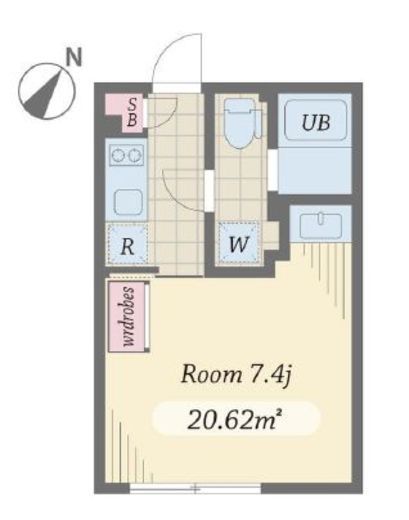 アレーロ文京白山 402 間取り図