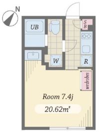 アレーロ文京白山 203 間取り図