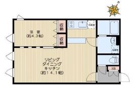 アレーロ文京白山 204 間取り図