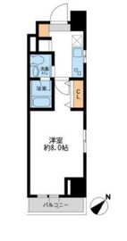 ルクレ日本橋馬喰町 1107 間取り図