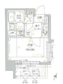 クレイシア芝浦 9階 間取り図