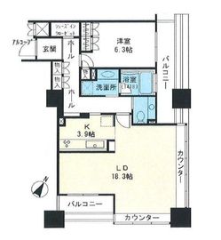 オリゾンマーレ 12階 間取り図