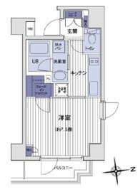 コンフォリア三田トロワ 505 間取り図