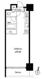 グレンパーク秋葉原イースト 902 間取り図