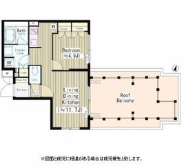 クイーンパレス品川大井 406 間取り図