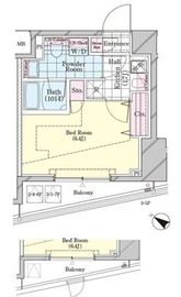 シェル品川戸越 105 間取り図