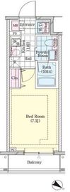 シェル品川戸越 216 間取り図