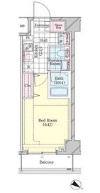 シェル品川戸越 222 間取り図