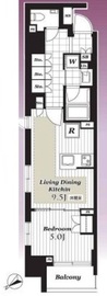 オープンレジデンシア日本橋横山町 6階 間取り図