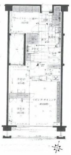 グランドメゾン目黒東山パークフロント 1階 間取り図