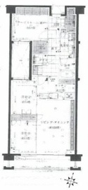グランドメゾン目黒東山パークフロント 1階 間取り図
