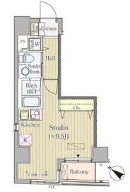 コルティーレ日本橋人形町 502 間取り図