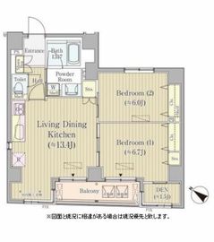 コルティーレ日本橋人形町 801 間取り図