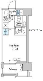 ベルファース目黒 806 間取り図