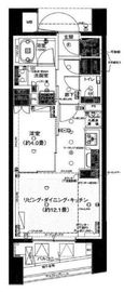 パークホームズ上野 8階 間取り図