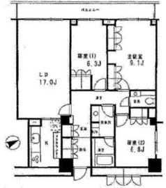 ガーデンプラザ後楽 10階 間取り図