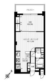 グラマシー恵比寿 217 間取り図