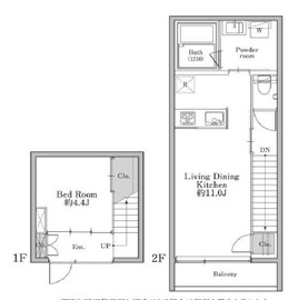 ユニテラス三軒茶屋 B 間取り図