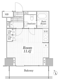 コートヒルズ広尾南 4階 間取り図