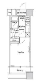 ファーストリアルタワー新宿 912 間取り図