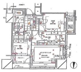 ディアナコート文京本郷台 14階 間取り図