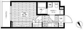 グランドコンシェルジュ千駄ヶ谷 2階 間取り図