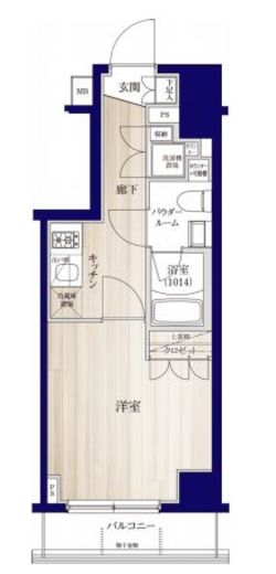 セジョリ早稲田鶴巻町 502 間取り図