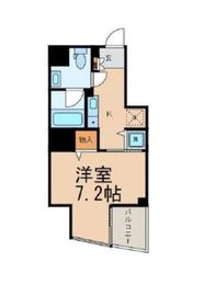 DeLCCS曙橋 (デルックス曙橋) 4階 間取り図