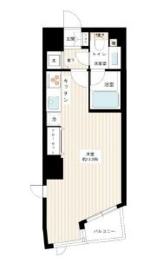 カスタリア新宿御苑 509 間取り図