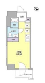 スタイリオ中延 802 間取り図