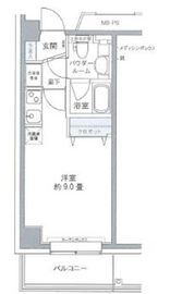 プライムアーバン豊洲 811 間取り図