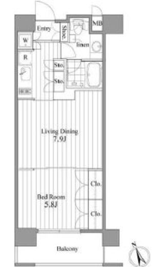 willDo清澄 709 間取り図