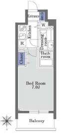 ドゥーエ学芸大学2 502 間取り図