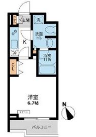 パシフィックコート目黒南 107 間取り図