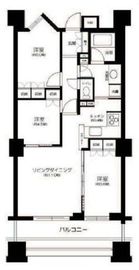 上池袋タワーレジデンス 19階 間取り図