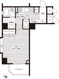 グランハイツ代々木 1302 間取り図