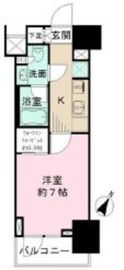 ザ・パークワンズ品川戸越 10階 間取り図